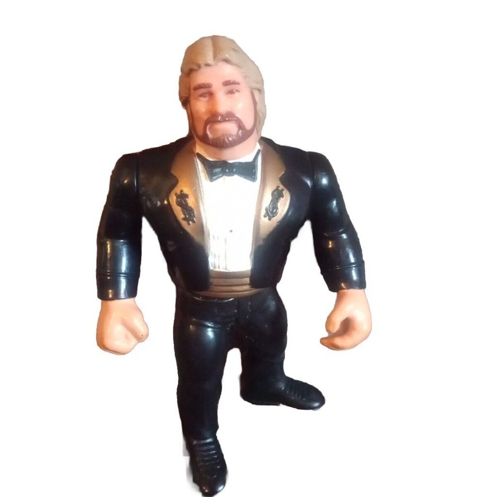WWF Million Dollar Man Ted DeBiase Action Figure Rare HTF Wrestler 1990 Hasbro